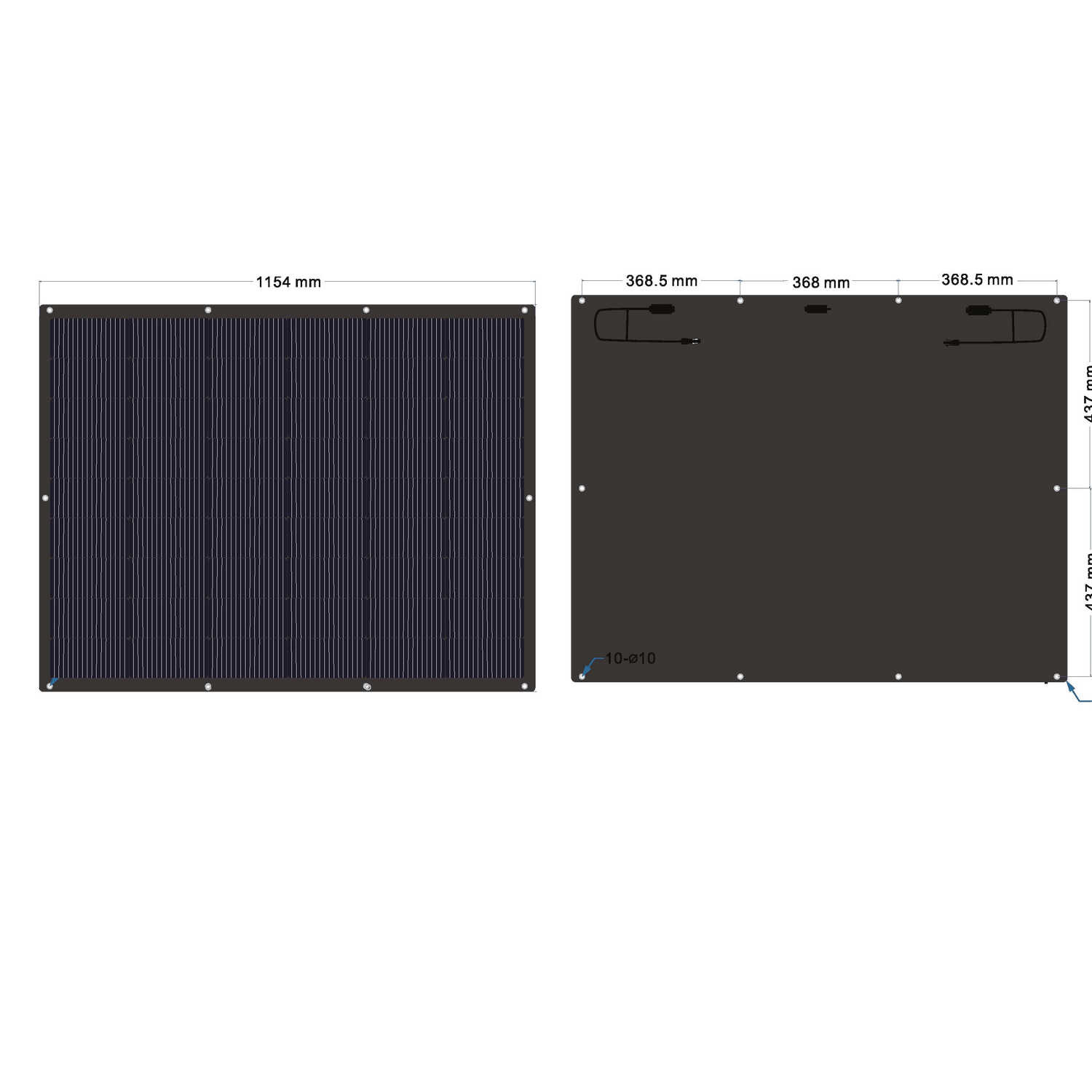 Flexibles 200W Solarmodul | Datenblatt & technische Daten - Leichte Balkonkraftwerke | BalkonSolar Deutschland