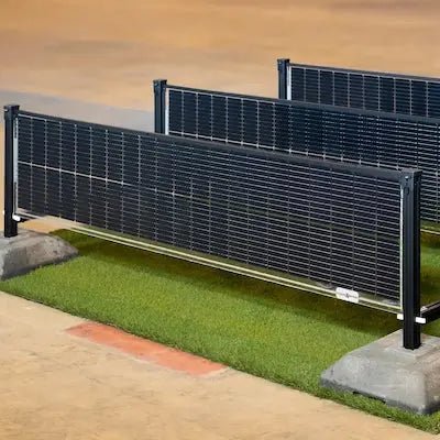 SOLYCO SOLon - Vertikales Solar Set für Gründächer - Leichte Balkonkraftwerke | BalkonSolar Deutschland