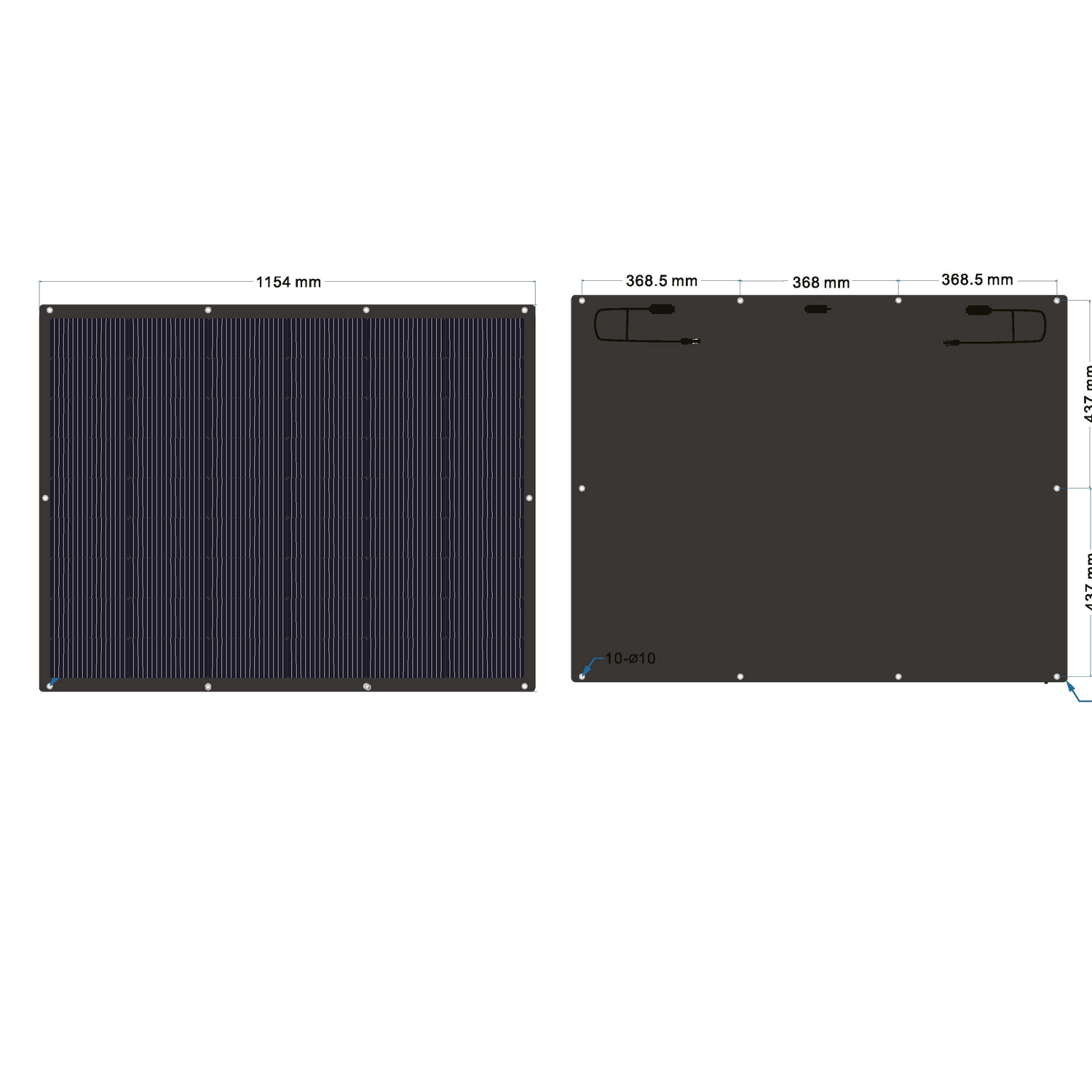 Flexibles 200W Solarmodul | Datenblatt & technische Daten