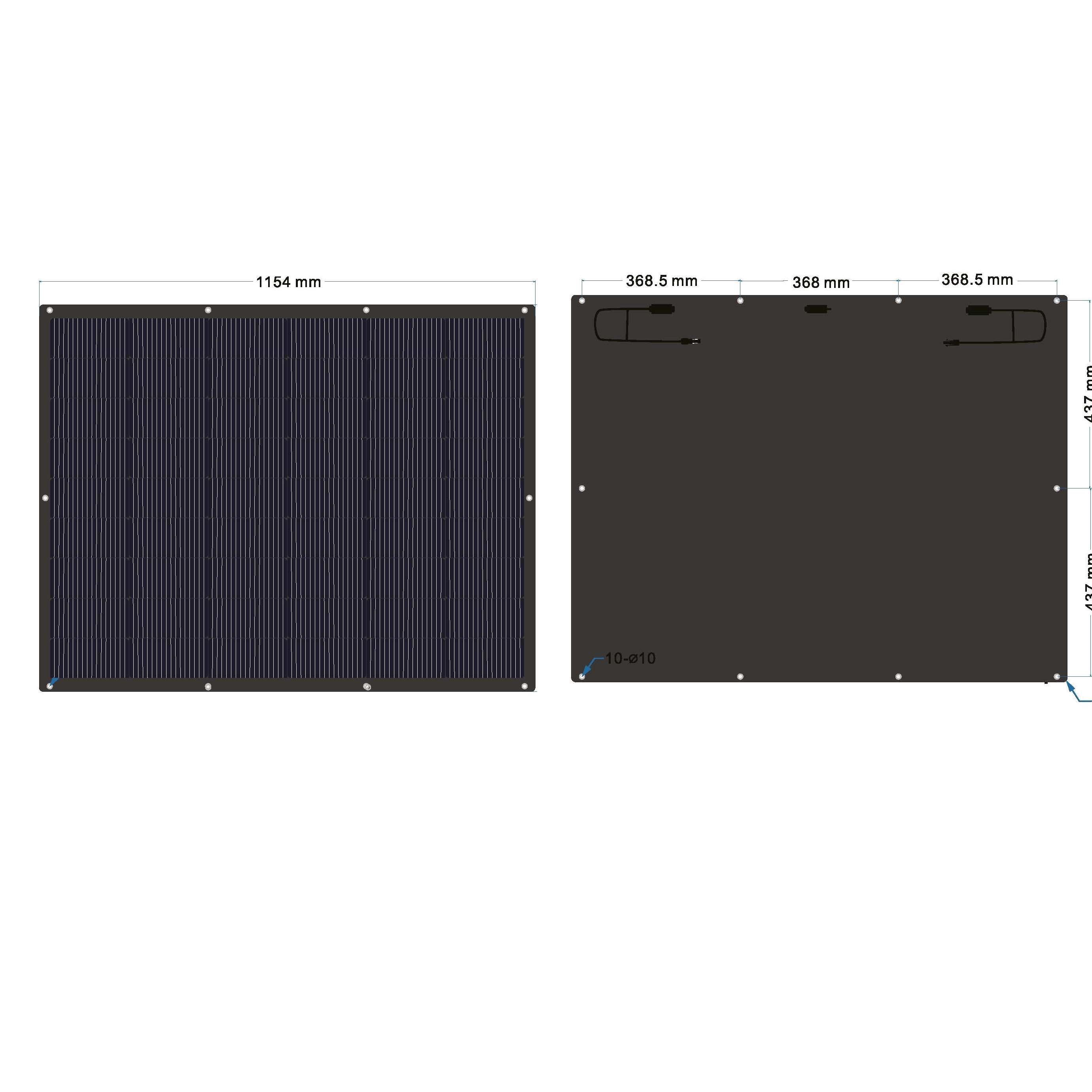 Flexibles 200W Solarmodul | Datenblatt & technische Daten