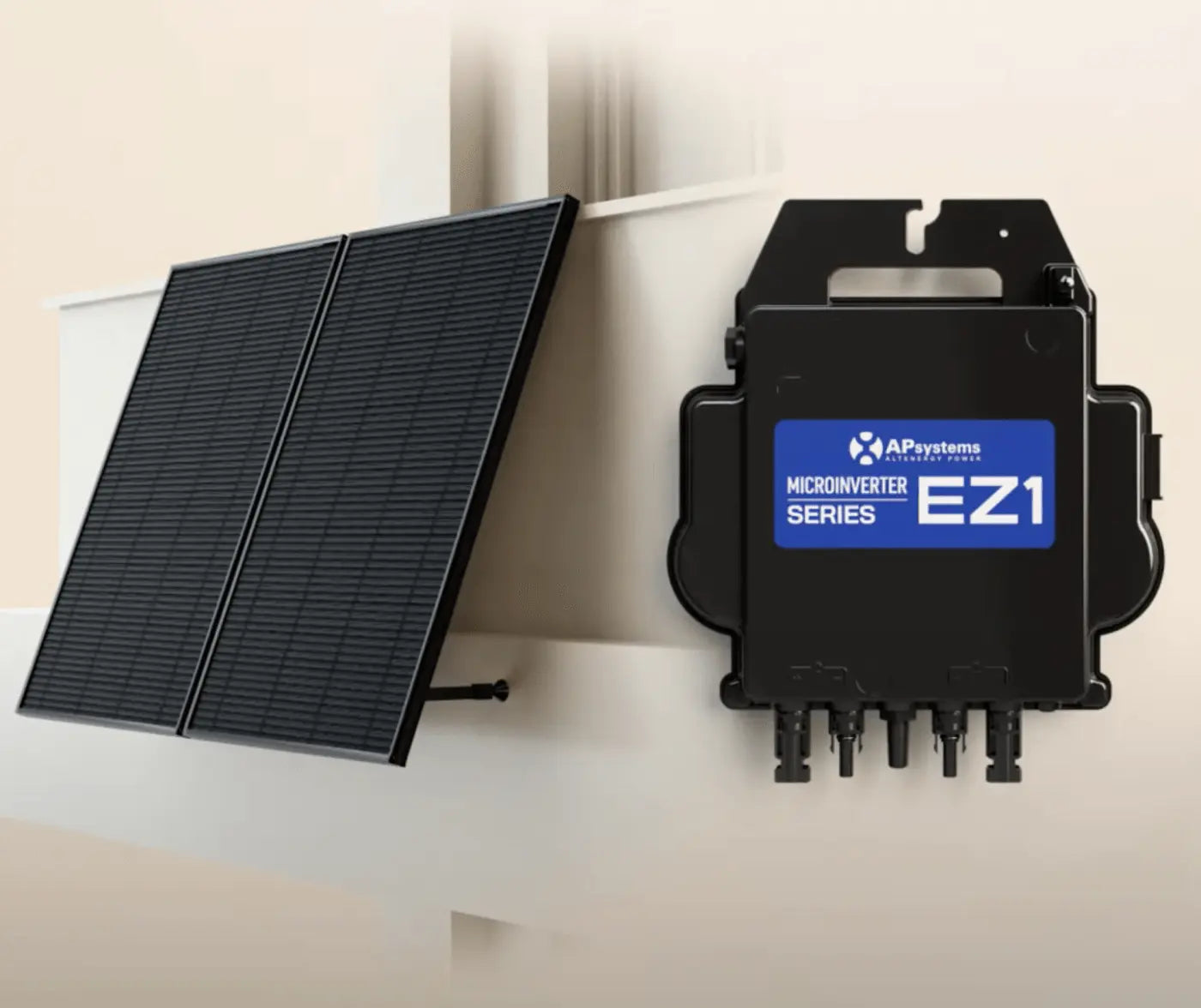 APsystems EZ1-M mit Solarmodul